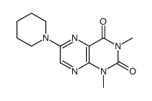 1,3-dimethyl-6-piperidin-1-ylpteridine-2,4-dione Structure