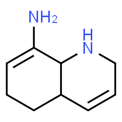 8-Quinolinamine,1,2,4a,5,6,8a-hexahydro-(9CI) structure