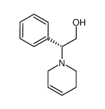 (R)-1-(1-phenyl-2-hydroxyethyl)-1,2,3,6-tetrahydropyridine结构式