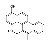 5-(hydroxymethyl)-6-methylchrysen-1-ol结构式