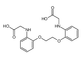 2-[2-[2-[2-(carboxymethylamino)phenoxy]ethoxy]anilino]acetic acid Structure