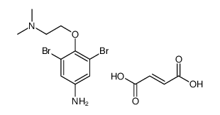 (E)-but-2-enedioic acid,3,5-dibromo-4-[2-(dimethylamino)ethoxy]aniline Structure