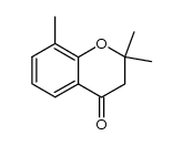 2,2,8-trimethyl-4-chromanone结构式