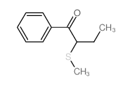 1-Butanone,2-(methylthio)-1-phenyl- Structure