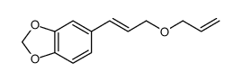 5-(3-prop-2-enoxyprop-1-enyl)-1,3-benzodioxole结构式
