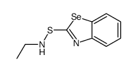 N-(1,3-benzoselenazol-2-ylsulfanyl)ethanamine Structure