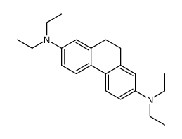 2-N,2-N,7-N,7-N-tetraethyl-9,10-dihydrophenanthrene-2,7-diamine结构式