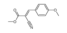(S)-(E)-methyl 2-cyano-3-(4-methoxyphenyl)acrylate Structure