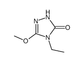 4-ethyl-5-methoxy-2,4-dihydro-3H-1,2,4-triazol-3-one结构式