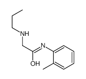 N-(2-methylphenyl)-2-(propylamino)acetamide结构式