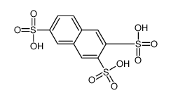 naphthalene-2,3,6-trisulfonic acid结构式