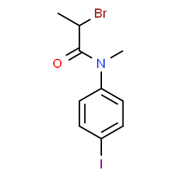 2-Bromo-N-(4-iodophenyl)-N-methylpropanamide Structure