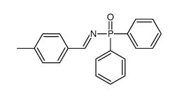 N-diphenylphosphoryl-1-(4-methylphenyl)methanimine结构式