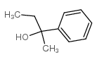 Benzenemethanol, a-ethyl-a-methyl- Structure
