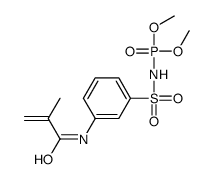 N-[3-(dimethoxyphosphorylsulfamoyl)phenyl]-2-methylprop-2-enamide Structure