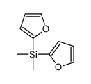 bis(furan-2-yl)-dimethylsilane Structure