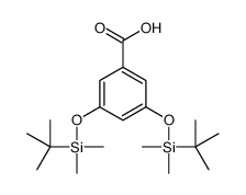 3,5-bis[[tert-butyl(dimethyl)silyl]oxy]benzoic acid Structure