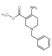 Methyl 4-amino-1-benzyl-1,2,5,6-tetrahydropyridine-3-carboxylate Structure