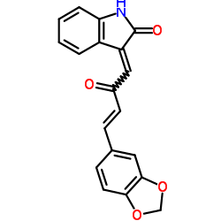 (3E)-3-[(3E)-4-(1,3-Benzodioxol-5-yl)-2-oxo-3-buten-1-ylidene]-1,3-dihydro-2H-indol-2-one picture