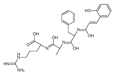 2-coumaroylphenylalanyl-alanyl-arginine结构式
