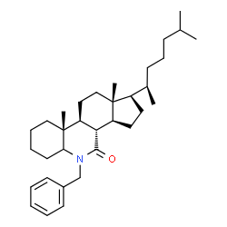 6-Benzyl-6-azacholestan-7-one结构式
