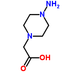 2-(4-Aminopiperazin-1-yl)acetic acid Structure