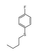 1-butylsulfanyl-4-fluorobenzene结构式
