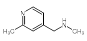 N-甲基-1-(2-甲基吡啶-4-基)甲胺结构式