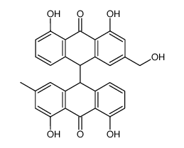 Chrysophanol-aloeemodin-dianthron结构式