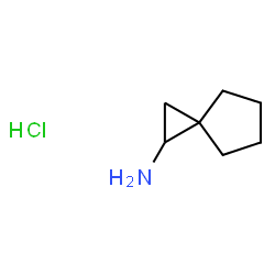 Spiro[2.4]heptan-1-amine hydrochloride Structure