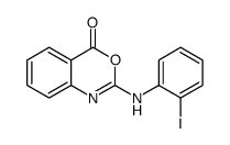 2-(2-iodoanilino)-3,1-benzoxazin-4-one Structure