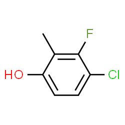 4-Chloro-3-fluoro-2-methylphenol structure