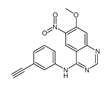 N-(3-乙炔苯基)-7-甲氧基-6-硝基喹唑啉-4-胺图片