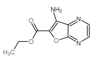 7-氨基-呋喃并[2,3-B]吡嗪-6-羧酸甲酯结构式