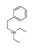 diethyl(2-phenylethyl)germane Structure