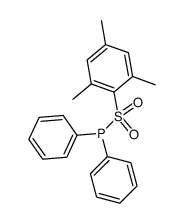 (mesitylsulfonyl)diphenylphosphane Structure