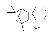 1-(2,2,4-trimethyl-5-bicyclo[2.2.1]heptanyl)cyclohexan-1-ol结构式