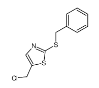 2-benzylsulfanyl-5-chloromethyl-thiazole Structure