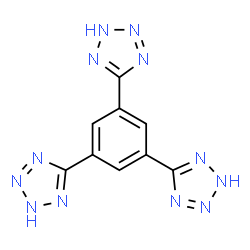 1,3,5-三(1H-四氮唑-5-基)苯结构式