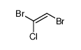 1,2-dibromo-1-chloro-ethene结构式