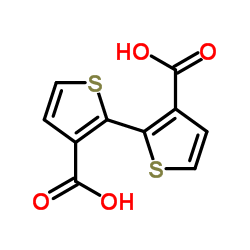 2,2'-Bithiophene-3,3'-dicarboxylic acid structure