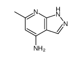 6-methyl-1(2)H-pyrazolo[3,4-b]pyridin-4-ylamine Structure