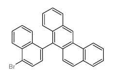 7-(4-bromonaphthalen-1-yl)benzo[a]anthracene结构式