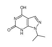 1-propan-2-yl-2H-pyrazolo[3,4-d]pyrimidine-4,6-dione Structure