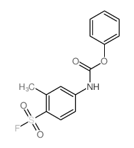 phenyl N-(4-fluorosulfonyl-3-methyl-phenyl)carbamate Structure