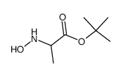 Alanine, N-hydroxy-, 1,1-dimethylethyl ester (9CI) Structure