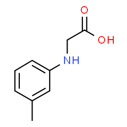 [(3-methylphenyl)amino]acetic acid Structure
