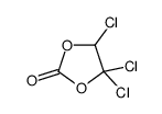 4,4,5-trichloro-1,3-dioxolan-2-one结构式