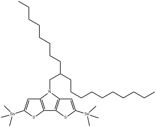 4H-Dithieno[3,2-b:2',3'-d]pyrrole, 4-(2-octyldodecyl)-2,6-bis(trimethylstannyl)-图片