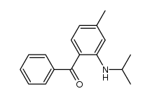 2-(N-isopropylamino)-4-methylbenzophenone结构式